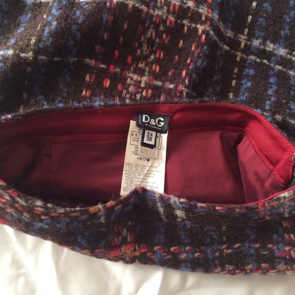 Dolce & Gabbana Wool Mohair Alpaca Skirt size 24 - Picture 11 of 16